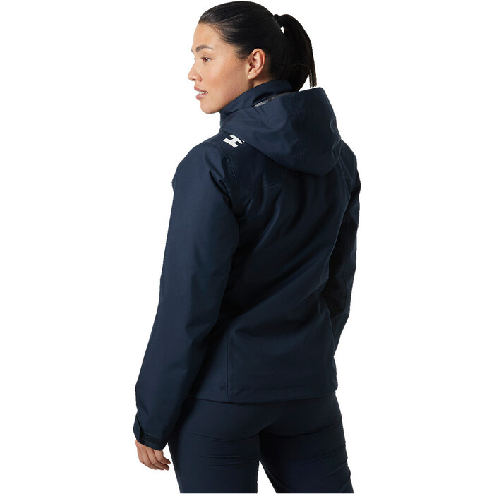 2024 Helly Hansen Womens Crew Hooded Midlayer Sailing Jacket 2.0 34447 - Navy